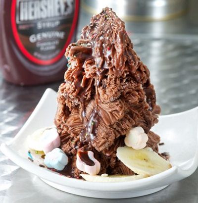 Chocolate Snow Ice