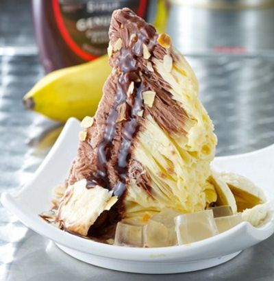 Banana Choc Snow Ice